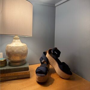 Tory Burch Frieda 50mm Espadrille Wedge Sandal, Size 8